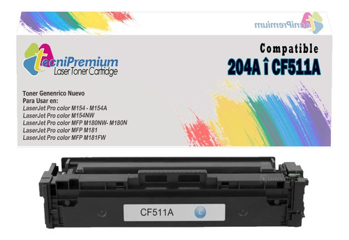 Toner Genérico 204a | Laserjet Mfp Pro M180nw M180n M181