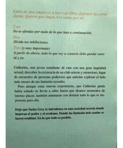 La Sociedad Juliette - Sasha Grey - Libro !!!