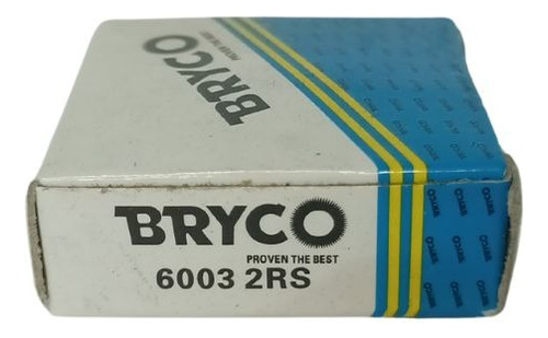 Rodamiento De Bolas 6003-2rs (2 Unds) Bryco