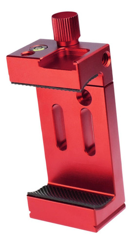 Suporte De Telefone Para Tripé, Braçadeira Vermelho