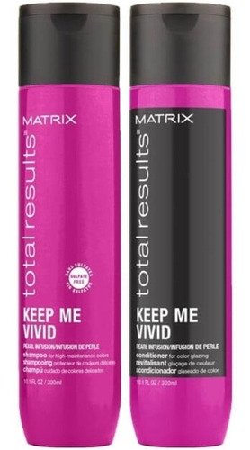 Keep Me Vivid Matrix Shampo 300ml Y Acondicionador 300 Ml