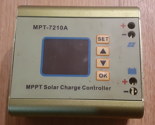 Controlador Regulador Solar Mppt Pantalla Lcd Mpt7210a Usado