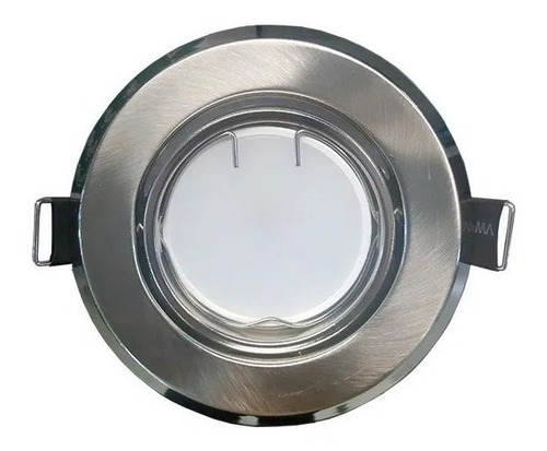 Imagen 2 de 9 de Pack 10 Spot Embutir Platil Lampara Dicroica Led 7w