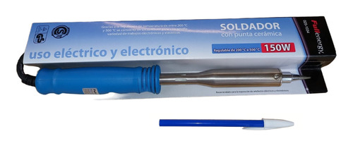 Imagen 5 de 6 de Soldador De 150w Regulable Con Punta Cerámica Fullenergy