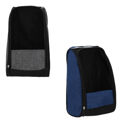 Zapatera Portátil Para Viaje Color Azul Oscuro