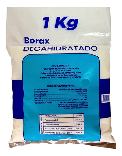 Bórax Múltiples Usos 1 Kg