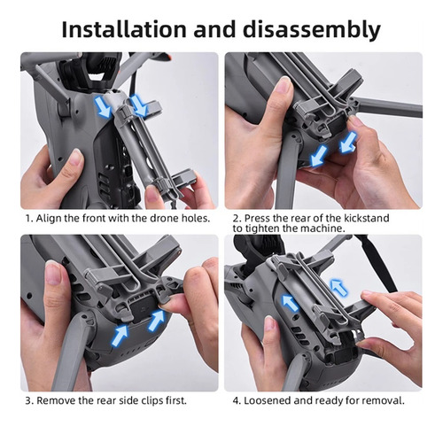 Plegable Booster Tren De Aterrizaje For Dji Air 3 Drone