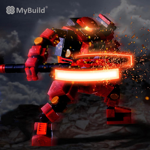 Mybuild Mecha Frame Rita 5006 - Red Robot Armor Mech Traje,