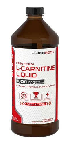 L-carnitine L-carnitina Liquida 1000 Mg 473ml Quemador Grasa