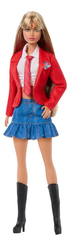 Boneca Barbie Coleção Rbd Mia Rebeldes Com Uniforme Mattel