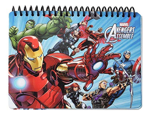 Juego De 4 Bolígrafos Y Cuaderno De Vengadores