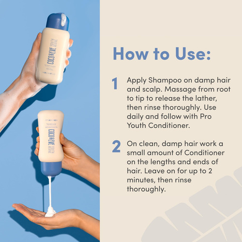 Shampoo E Condicionador Coco & Eve Pro Youth 280 Ml Com Mel