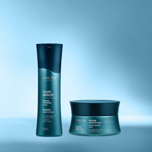Kit Shampoo E Máscara Amend Expertise Volume Absoluto