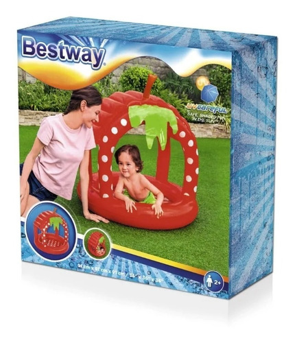 Pileta Inflable Con Techo Infantil P/ Niños Bestway 52387 Ed