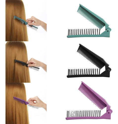 3 Uds Peine De Pelo Plegable Cepillo De Pelo Mini Peine De