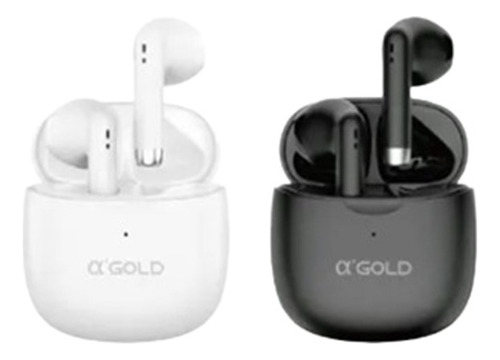 Fone De Ouvido In-ear Gamer Sem Fio A'gold Fn-bt39 Preto