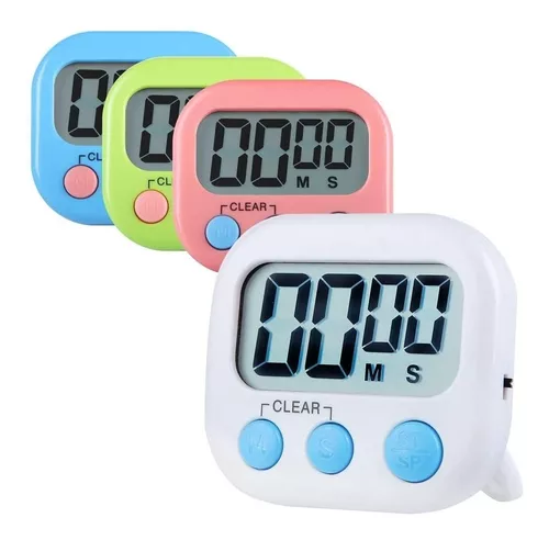 Timer Reloj Cocina Temporizador Digital Con Alarma + Iman