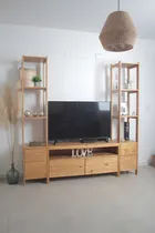 Comprar Rack 2.00 Lcd Mesa Tv Modular Moderno Minimalista Biblioteca