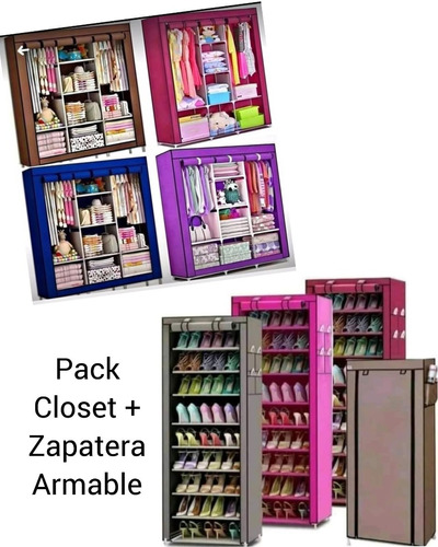 Pack Closet + Zapatera Armable