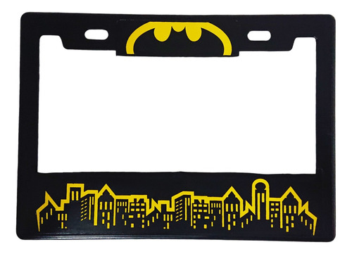 Portaplaca Moto Universal Batman Ciudad