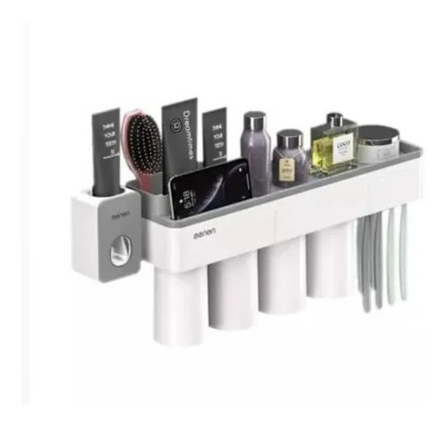 Organizador De Baño Con Adhesivo De 4 Tazas Premium