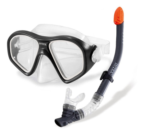 Kit Mergulho Com Máscara E Snorkel Surf Intex Profissional