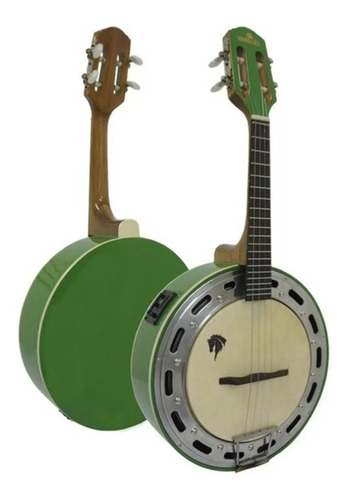 Banjo Marques  Verde Elétrico Ativo + Capa Luxo