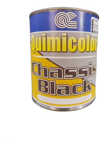 Pintura Esmalte Negro Chasis Quimicolor Galon