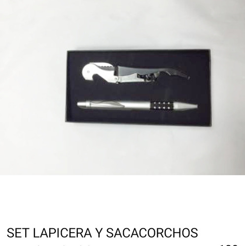 Lapicera Y Sacacorcho En Set 