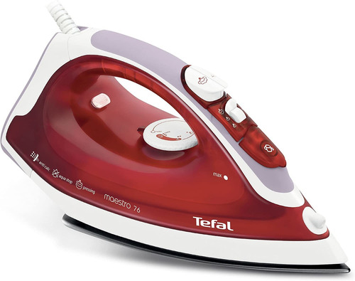 Plancha De Vapor Tefal Fv3776 Maestro Con Suela De Cerámica