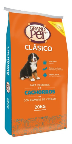 Grand Pet Clásico Cachorro 20kg Croqueta Para Perros 