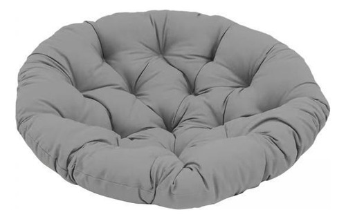 2 Cojín Para Silla Papasan, Cojín Redondo Para Gris Oscuro