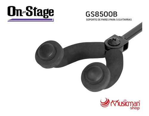Colgador De Cinco Guitarras Gs8500b On Stage