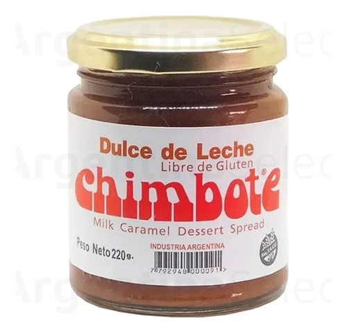 Dulce De Leche Chimbote Frasco 220g Sin Tacc