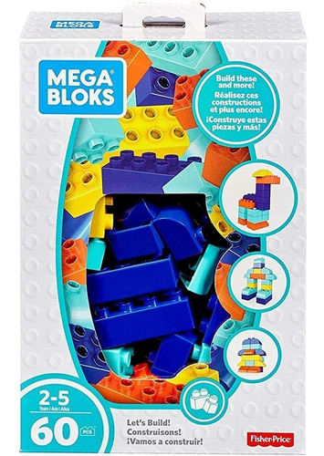 Mega Bloks - Caja Mediana T. Mega Bloks Fly43