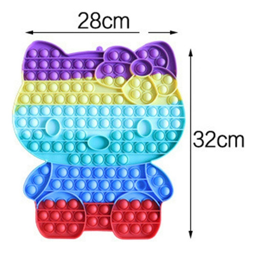 Pop It Push Bubble Fidget Relief Del Estr, Tamaño Grande