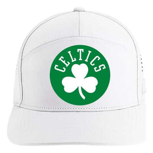 Gorra Basketball Us Boston Celtics 5 Paneles Premiun White