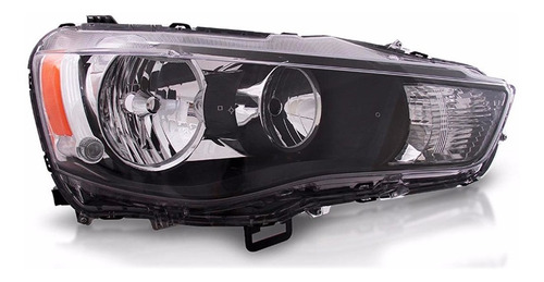 Par Farol Para Outlander 11 12 13 Foco Duplo Máscara Negra