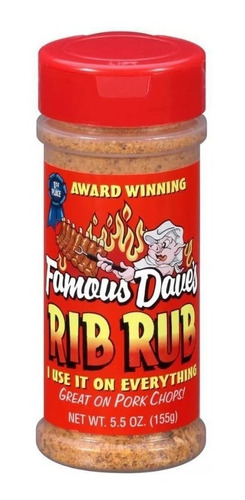 Sazonador Famous Dave's Rib Rub Seasoning
