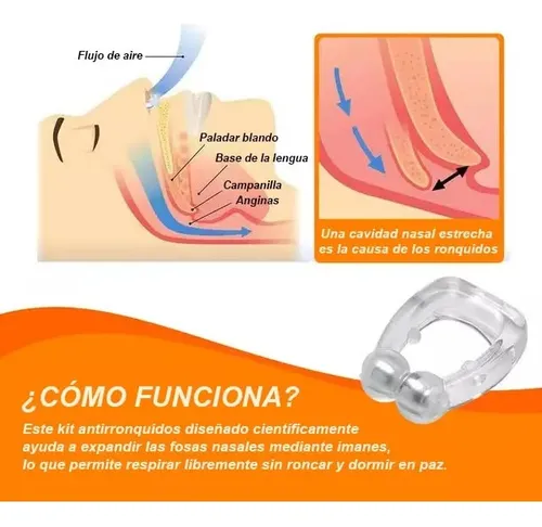 K Clipes Nasais (4) - Anti-ronco Magnético. Respira 2024