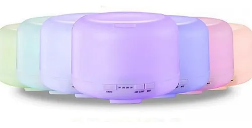 Humidificador Ultrasonico 500ml + 5 Esencias De Regalo