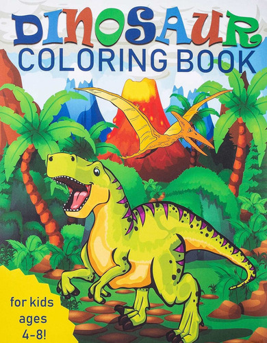 Libro Colorear De Dinosaurios Niños: Gran Regalo Niño...