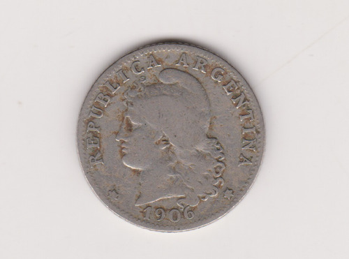 Moneda Argentina 20 Ctvs 1906 Janson 57 Bueno