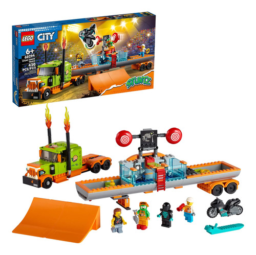 Set Juguete De Construcción Lego City Stuntz Camión 60294