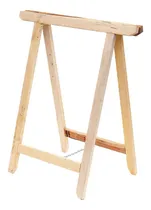 Comprar Kit 2 Caballetes De Madera Reforzado 60 X 80 Cm Timbo