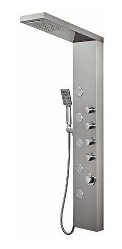 Rovate Rainfall Waterfall Shower Head Shower Panel System, T