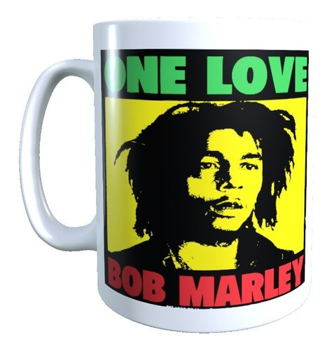 Taza Bob Marley One Love, Rock, Tazon Alta Calidad