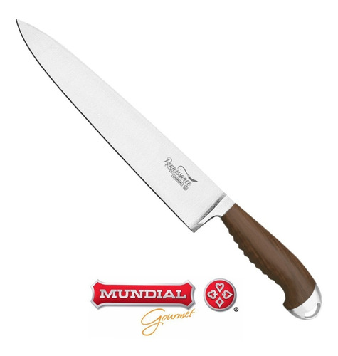 Faca Chef Para Carnes 3310-8 Mundial Renaissance Cor Madeira