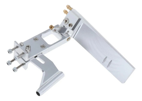 Timón De Aluminio De 110 Mm Rc Con Dirección Absorbente
