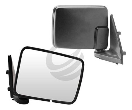 Retrovisor Mitsubishi L200 Aplica Desde 1988 Hasta 1998 Negr